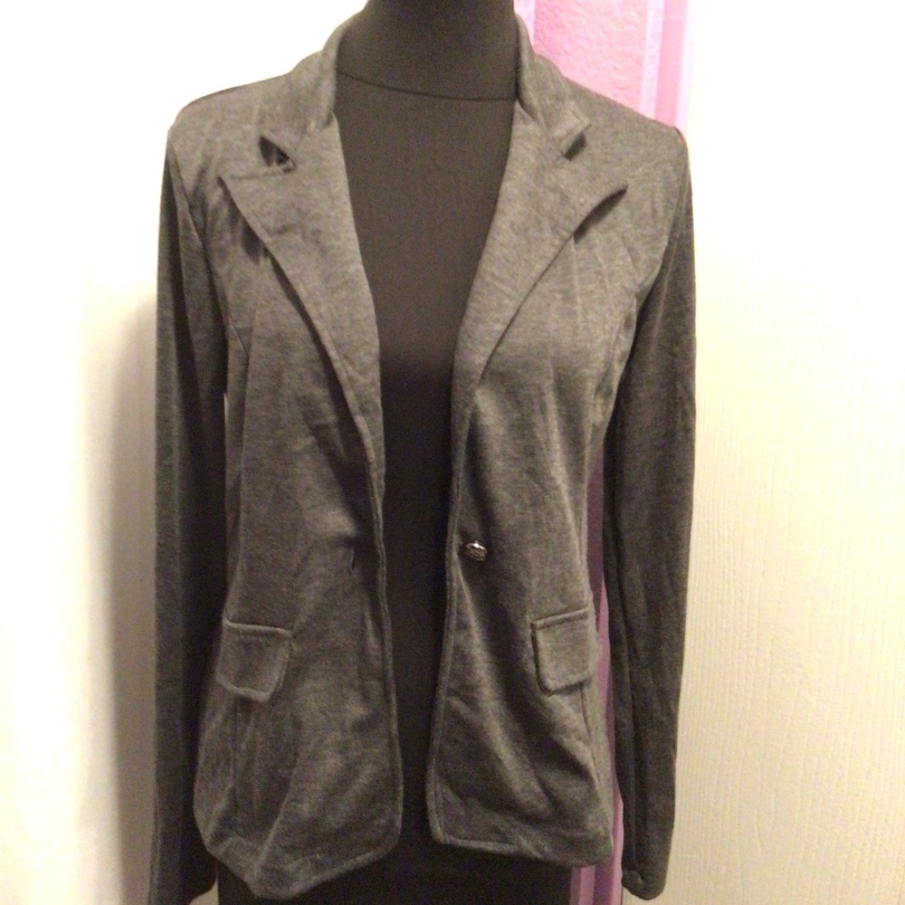 The Zenana Charcoal Gray Blazer